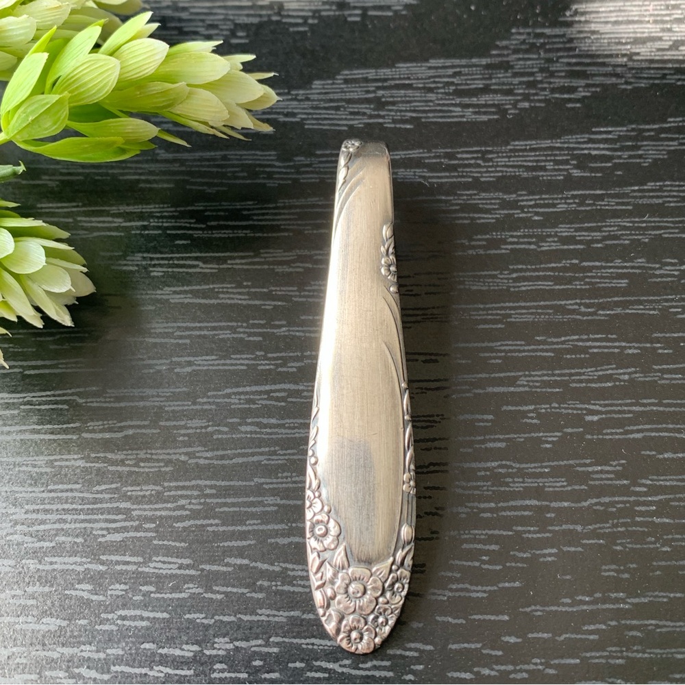 Spoon Pendant Jewelry Vintage 1949 English Garden Oneida Silver Plated F…